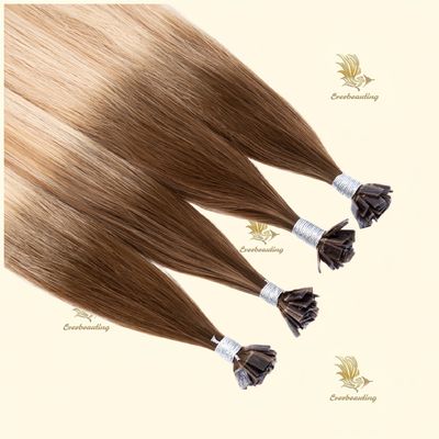 Slavic Hair Flat Tip Hair Extensions No Tangle Initial Payment Professional Grade