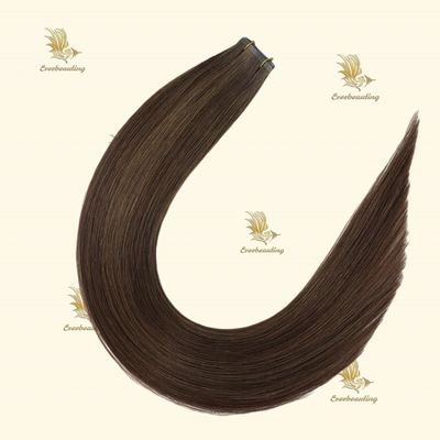Popular Balayage Colors Double Drawn Real Human Hair Tape Extensions of Straight Style