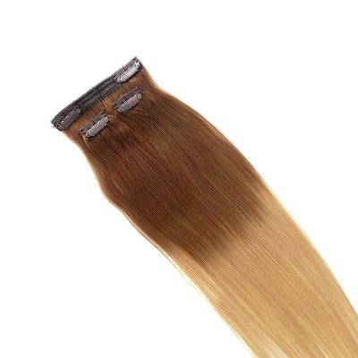 CH-24256 120g/PC Unprocessed Brazilian Human Clip in Hair Extension Highlight Clip