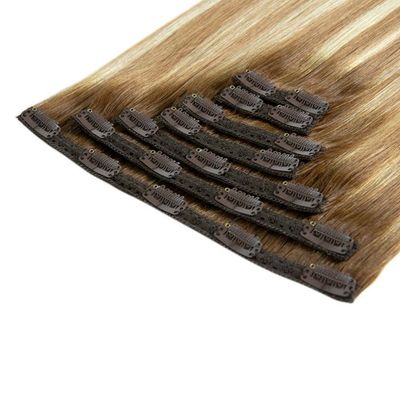 Full Head Double Wefted Clip in Remy Human Hair Extension Package Gross Weight 0.300kg