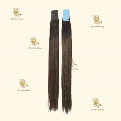 European Virgin Tape Hair Silk Tape Human Hair Extension Balayage Tape Hair Extensions in US