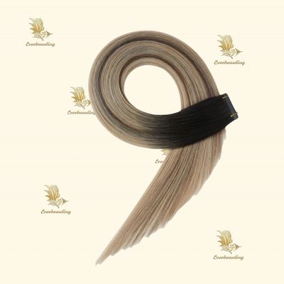 Remy Hair Muti-Color Tape in Hair Extensions Silk Straight Human Hair