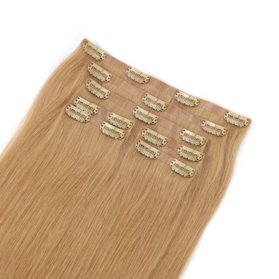 Virgin Remy Invisible PU Skin Seamless Clip in Hair Extension for Customized Requests