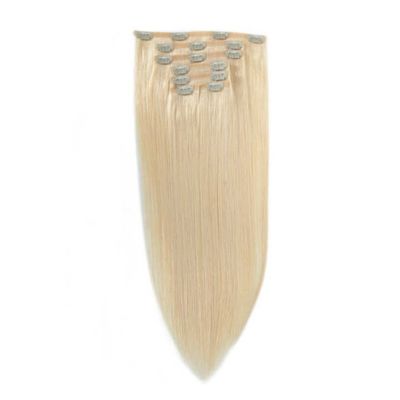 Seamless Indian Clip in Hair Extension 100% Russian Human Remy Clip on Hair Extensions
