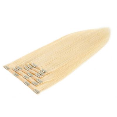 Seamless Indian Clip in Hair Extension 100% Russian Human Remy Clip on Hair Extensions