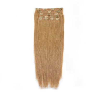 Seamless Indian Clip in Hair Extension 100% Russian Human Remy Clip on Hair Extensions