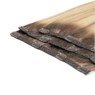 Remy Hair Long Straight Clip in Hair Extension with 0.200kg Package Gross Weight