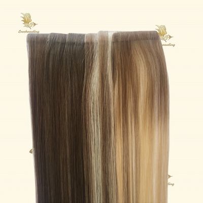 Straight Style Muti-Color Tape Ins Double Drawn Invisible PU Tape Hair Extensions