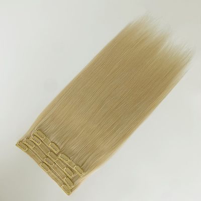 Clip in Hair Extensions Human Hair Silky Straight Pre-Bonded Style Initial Payment