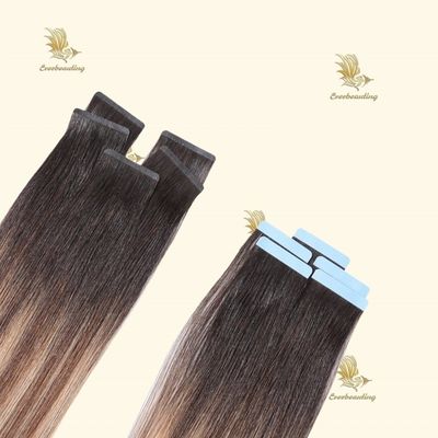 Dyeable Double Drawn Invisible Injection Tape in Tape Hair Extension for Bodywave Hair