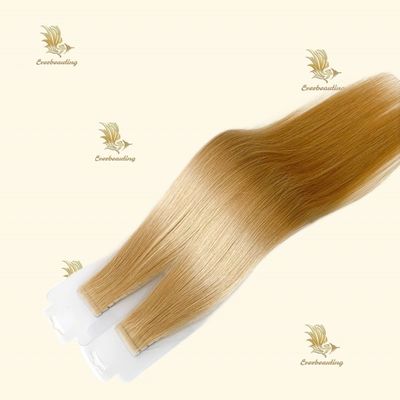 Straight Tape in Hair Extension Ombre Balayage Color Invisible OEM for Straight Style