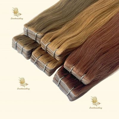 Technology Invisible Tape for Seamless Cuticle Aligned Injected Human Hair Extensions