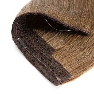 20inch Human Hair Seamless Haloin Hair Extension with Hair Length 20inch