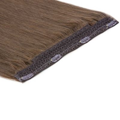 Remy Haloin Hair Extensions Human Hair with Pre-Bonded Style and Invisible Headband