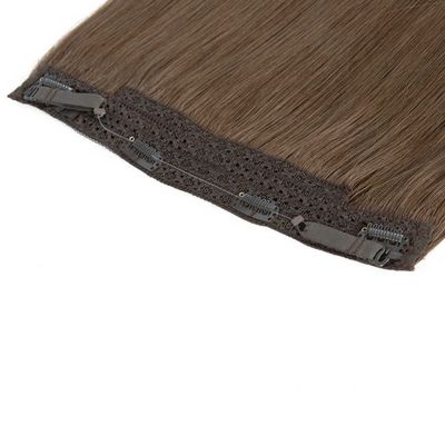 100% Human Hair Seamless Invisible Fish Wire Hair Extensions Return refunds up to 30 days