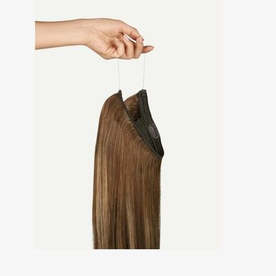 Indian Hair Flip in Hair Fish Wire Hair Extension with Human Hair Type Halohair-231014