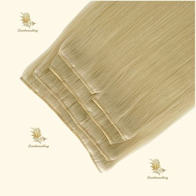 Pre-Bonded Style Clips Clip Ins Hair Double Drawn 100% Virgin Human Hair Extensions