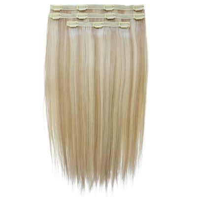 Customization Clip Ins 100% Virgin Human Hair for White Women Pre-Bonded Type Clips
