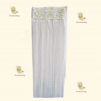 50.00cm * 8.00cm * 3.00cm Package Size Clip in Hair Extensions 100% Remy Human Hair