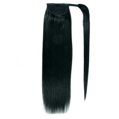 Brazilian Hair Ponytail Extensions Straight Style Wrap Around Human Hair Ponytails US