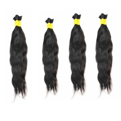 Package Gross Weight 0.300kg of Russian Slavic Human Hair Bulk 20-100cm Hair Extension