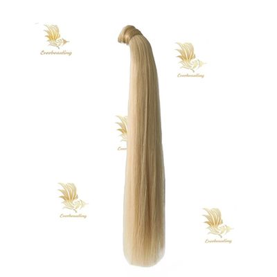 100% Human Hair Remy Ponytail Straight Style Dyeable Russian Hair