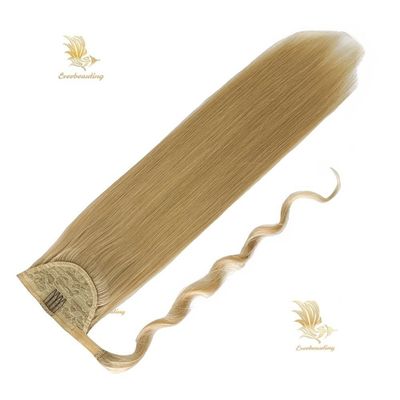 Long Straight Ponytail Wrap Around Clip in Hair Extensions Natural Hairpiece Hairpiece