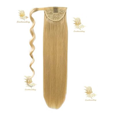 Long Straight Ponytail Wrap Around Clip in Hair Extensions Natural Hairpiece Hairpiece