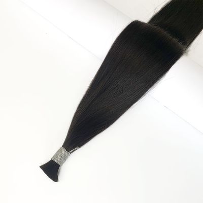 Blonde Bone Straight Human Hair Extension Double Drawn with 0.300kg Package Gross Weight