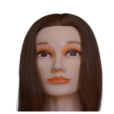 European and Asian Face Training Mannequins for Human Hair Practice Training Needs