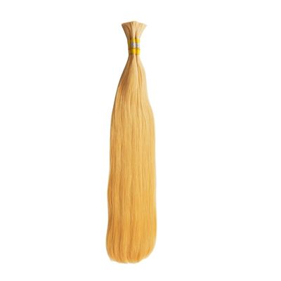Unprocessed Virgin Keratin Arranged Hair Bulk Straight Style Remy Grade European Hair