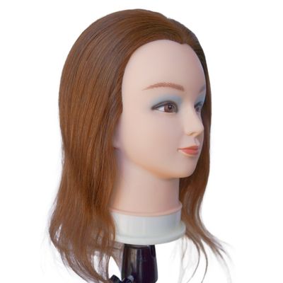 16 Inch 100% Human Hair Training Head for Professionals Professional