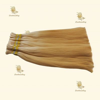 Straight Style 12A Grade Blonde Color Human Hair Bundles 22 24 26 Inch Initial Payment