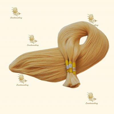 24 inch Brazilian Virgin Human Hair Straight Double Drawn Honey Blond Hair Extension