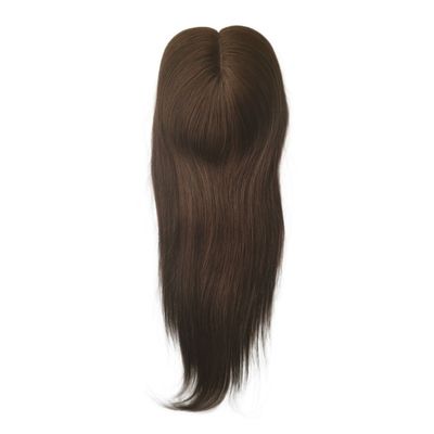 Mono Lace Virgin Human Hair Toppers for Women's Thinning Hair in European Hair Type