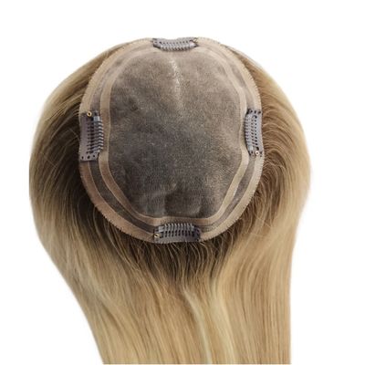 Remy Hair Grade Full Base Mono Lace Wig for European Women Highlight Color Topper
