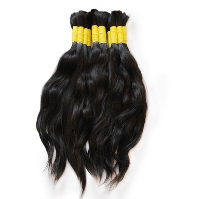 Unprocessed Human Hair Bundle No Tangle No Shedding Double Drawn Raw Virgin Hair