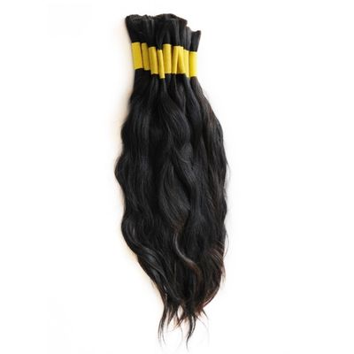Unprocessed Human Hair Bundle No Tangle No Shedding Double Drawn Raw Virgin Hair