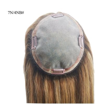Remy Hair Human Hair Mono Topper for Thin Hair Women 0.300kg Package Gross Weight