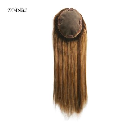 Remy Hair Human Hair Mono Topper for Thin Hair Women 0.300kg Package Gross Weight