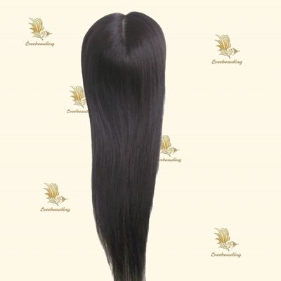 Handwork Technology Small Size Side Part Human Hair Natural Color Toupee Wig for Women