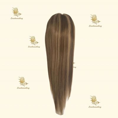 5*6.5 Inch Remy Hair Topper Toupee for Women Highlight Color Topper-240523